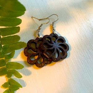 Coconut shell earrings
